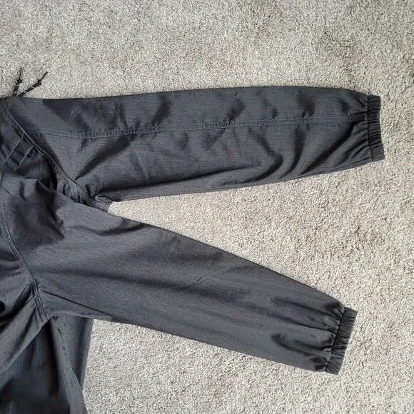 Nomad Jacket Mens Sz M Tech Fleece Lined Hooded Full Zip Snap Pockets Gray READ - Picture 12 of 15